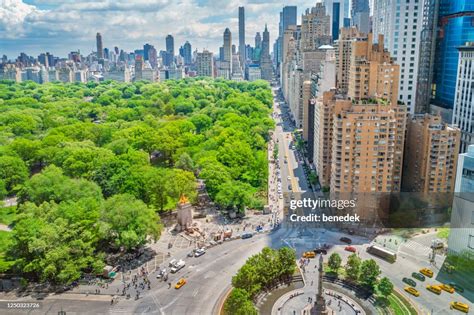 Central Park Midtown Manhattan New York City Usa High Res Stock Photo