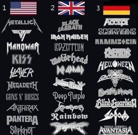 Pin By Brandi Michelle On Concerts Rock Band Logos Heavy Metal Music
