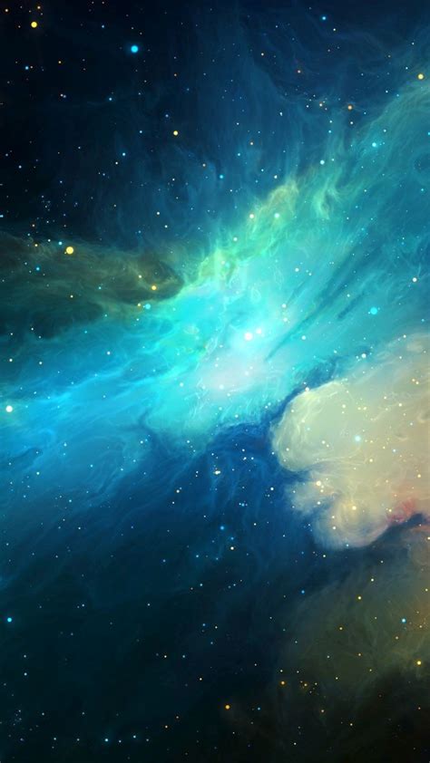 Universe Nebula Galaxy Artwork Iphone Wallpaper Iphone