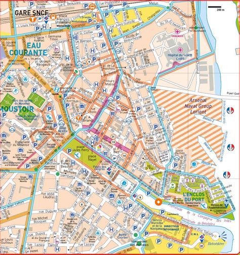 Plan de Lorient - Voyages - Cartes