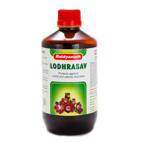 Buy Baidyanath Lodhrasava Syrup 450 ml online at best price-Herbs