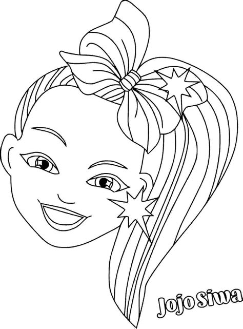 Jojo Siwa Coloring Pages Printable For Free Download