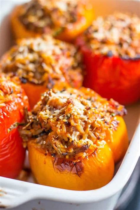 Italian Stuffed Peppers Errens Kitchen