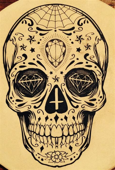 33 Crazily Gorgeous Sugar Skull Tattoos Design Bump