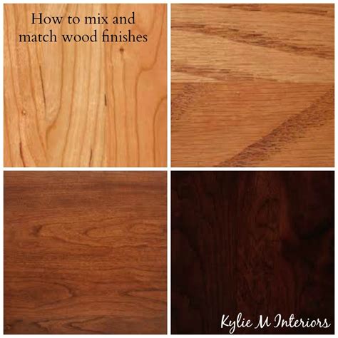 How To Mix And Match Wood Stains Like Cherry Oak Maple Pine On