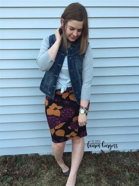 There Are Few Things I Love More Than A Lularoe Cassie Pencil Skirt Paired With A Lularoe Randy