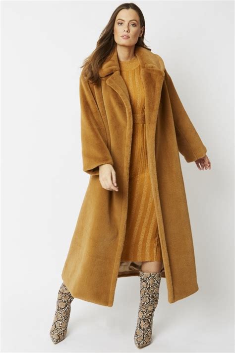 Faux Fur Maxi Coat