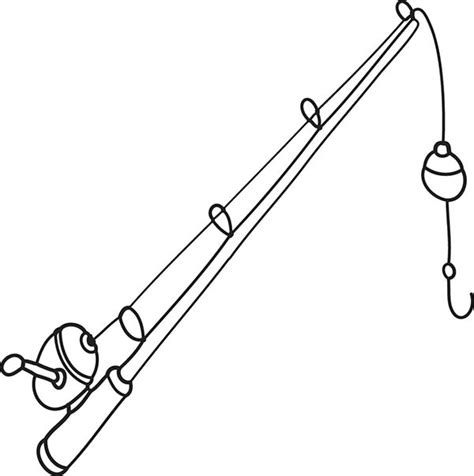Get crafts, coloring pages, lessons, and more! 2,fishing Rod Coloring Page - Download & Print Online ...