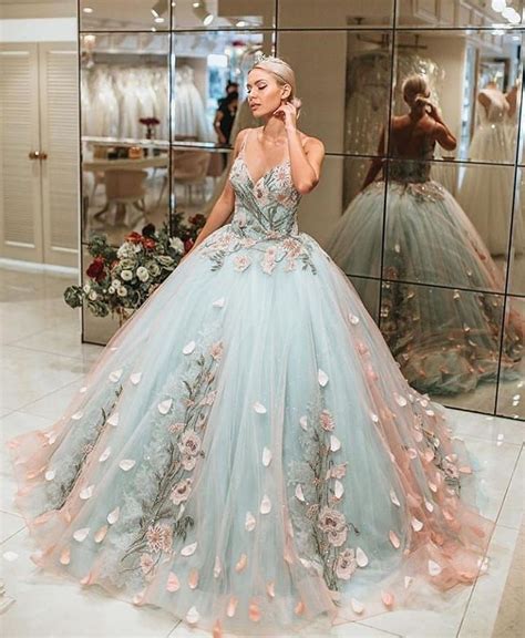 20 Beautiful Pastel Wedding Gowns Design Ideas Quince Dresses Ball