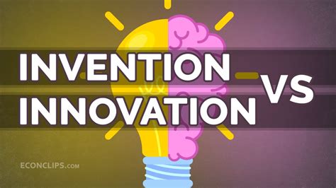 💡 Whats The Difference Between Invention And Innovation Youtube