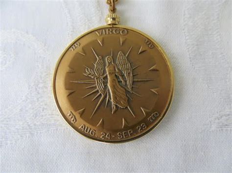 August 24 zodiac reveals that you will be a charming and charismatic individual which makes it difficult for people to resist your charm. Vintage Virgo Necklace, Art Nouveau Angel Medallion, Signs ...