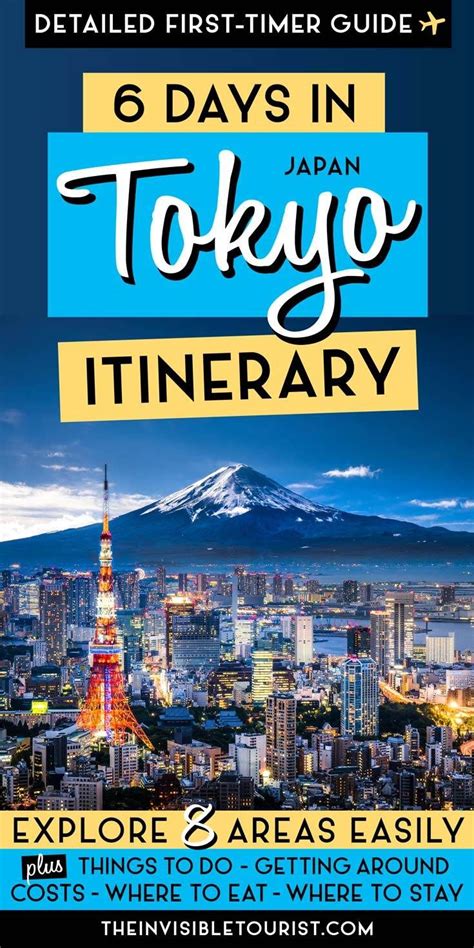 5 6 Days In Tokyo Itinerary Comprehensive First Timers Guide Japan