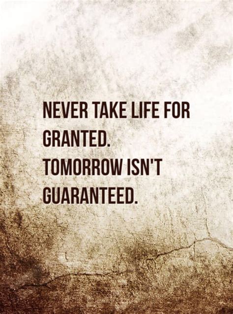Tomorrow Is Never Promised Quote Because Tomorrow Is Never Promised I Will Never Give Up As