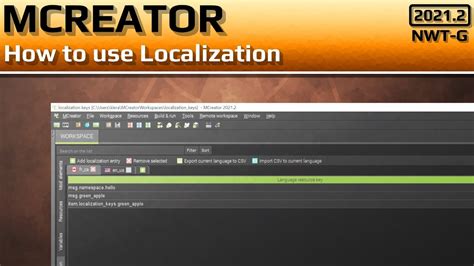 Mcreator Tutorial How To Use Localization 20212 Youtube