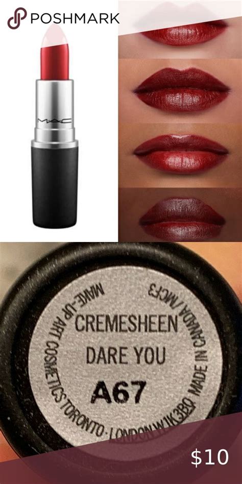 Mac Lipstick Cremesheen Dare You Full Size Lipstick Mac Lipstick