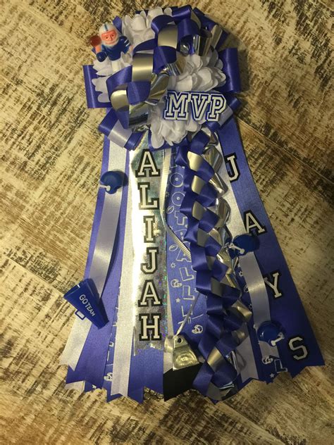 Homecoming Gartermum Blue And White Needville Pride