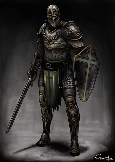 The Holy Warrior Knight 3 Elliot Taylor On Artstation At