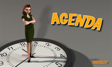 Meaning of agenda in english. The Animator´s Checklist | AGENDA