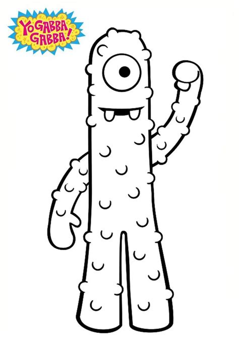 yo gabba gabba coloring pages nulledst
