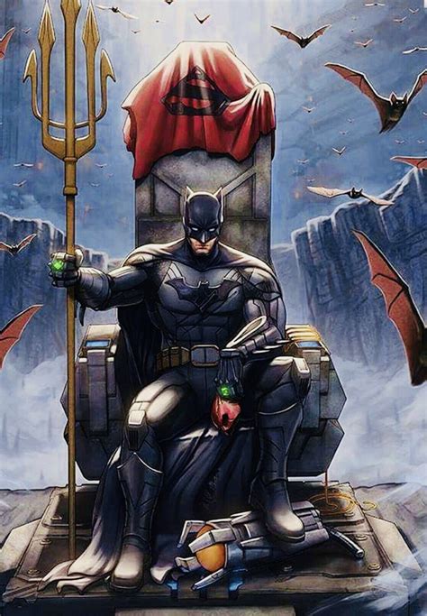 Artstation Batman Defeats Justice League