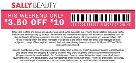 Sally Beauty April 2021 Coupons and Promo Codes
