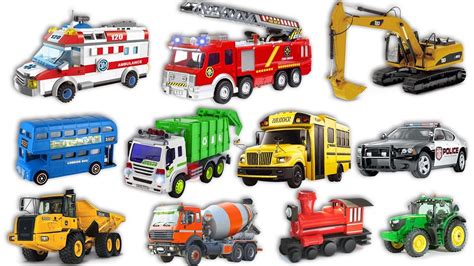 Learn Street Vehicles Names And Sounds Learn Colors With Transport