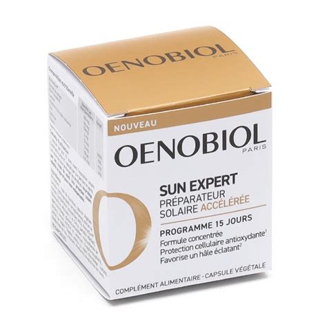 Oenobiol Sun Expert Préparation Solaire Accélérée Capsules Végétales