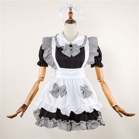 Maybe you would like to learn more about one of these? Adult Women Fancy Anime Maid Costume Lolita Sweet Short ...