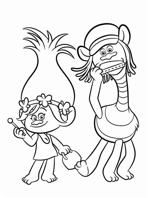 32 Princess Poppy Coloring Page in 2020 (With images) | Poppy coloring