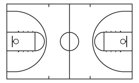Basketball Court Vector Ph