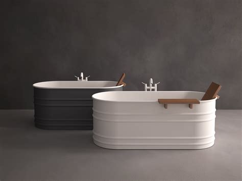 Home ideas 20 creative ways to repurpose galvanized buckets and tubs. 23 Best Trough Bathtub Ideas (With images) | Free standing ...
