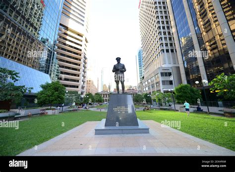 Sir William Glasgow Statue In Brisbane Australia Stock Photo Alamy