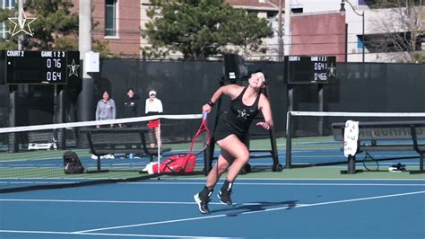 Vanderbilt Womens Tennis Tweener Alert Youtube