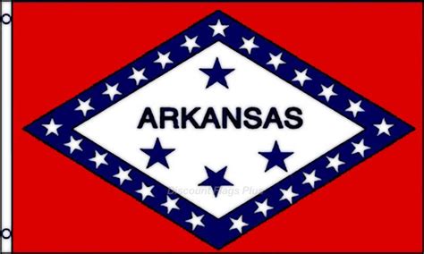 $7.59 - Arkansas State Flag 3X5 Polyester Stars #ebay #Home & Garden | Arkansas state, Arkansas ...