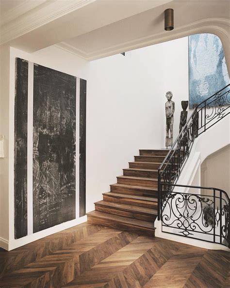 The Staircase In The New Apartment Of Cecilia Bönström And Thierry