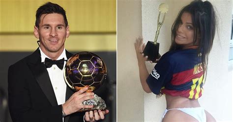 Miss Bumbum Brazil Celebrates Lionel Messi S Ballon D Or Win With Some