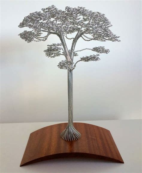 Wire Twisted By Hand Into Beautiful Tree Sculptures Gift Ideas
