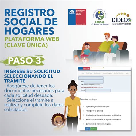 El registro social de hogares es un sistema de información en la que el gobierno cruza la información entregada por la población sumada a la que ellos poseen. Registro Social De Hogar - Http Www Registrosocial Gob Cl ...