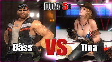 Dead Or Alive 5 Last Round Bass Vs Tina Youtube