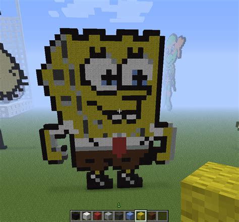 Minecraft Pixel Art Templates Plankton Spongebob Mine Vrogue Co