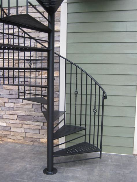 Custom Iron Spiral Staircases