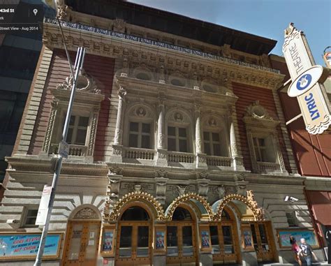 Lyric Theater Interior And Exterior Manhattan Historic Districts