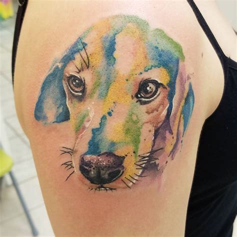 15 Watercolor Dog Tattoos To Give You Major Ink Spiration Sheknows