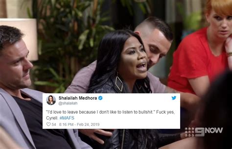 Australia Is Living For Cyrell After She Ripped Into Sam Ines On MAFS