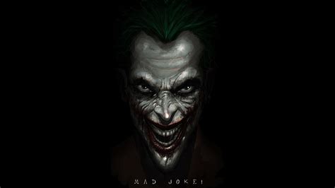 Free Download Dc Comics The Joker Fan Art Black Background Wallpapers 1920x1080 For Your