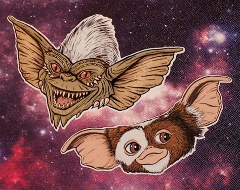 Gremlins Cut Out Sticker Gizmo And Stripe By Jleonardart On Etsy