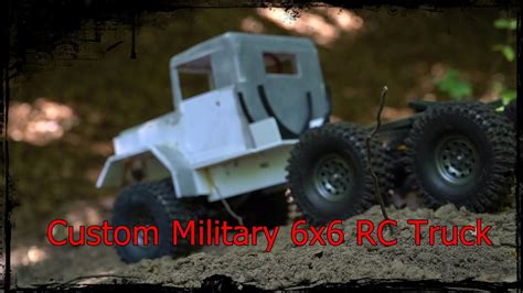 Build Custom 6x6 Military Rc Truck Youtube