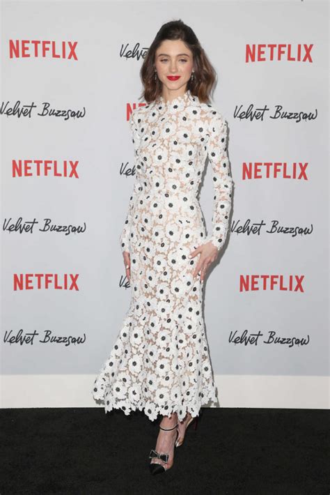 Natalia Dyer Attends Velvet Buzzsaw Premiere In Hollywood Celeb Donut