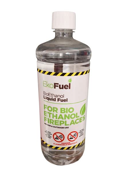 Warrior Bioethanol Liquid Fuel Ekofuel 1ltr Clean Burn Exworks