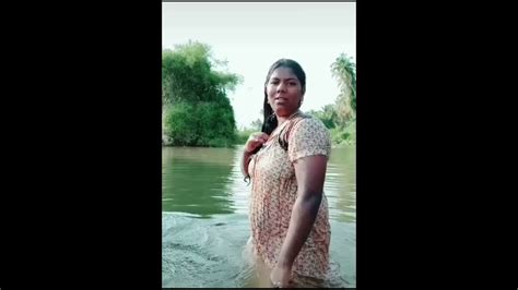 Hot And Beautiful Aunties Hba 6 Aunties Out Door Open Bath In Rever Youtube